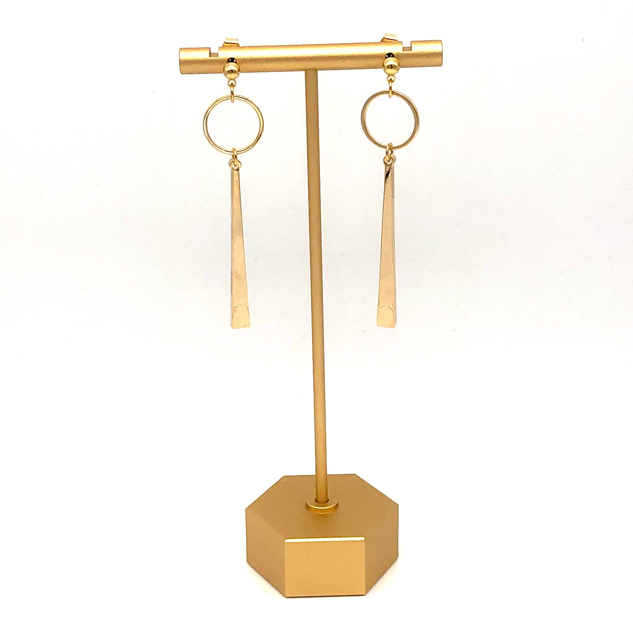 Gold Matchstick Earring