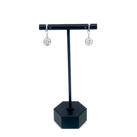 Single Large Drop Crystal Earring